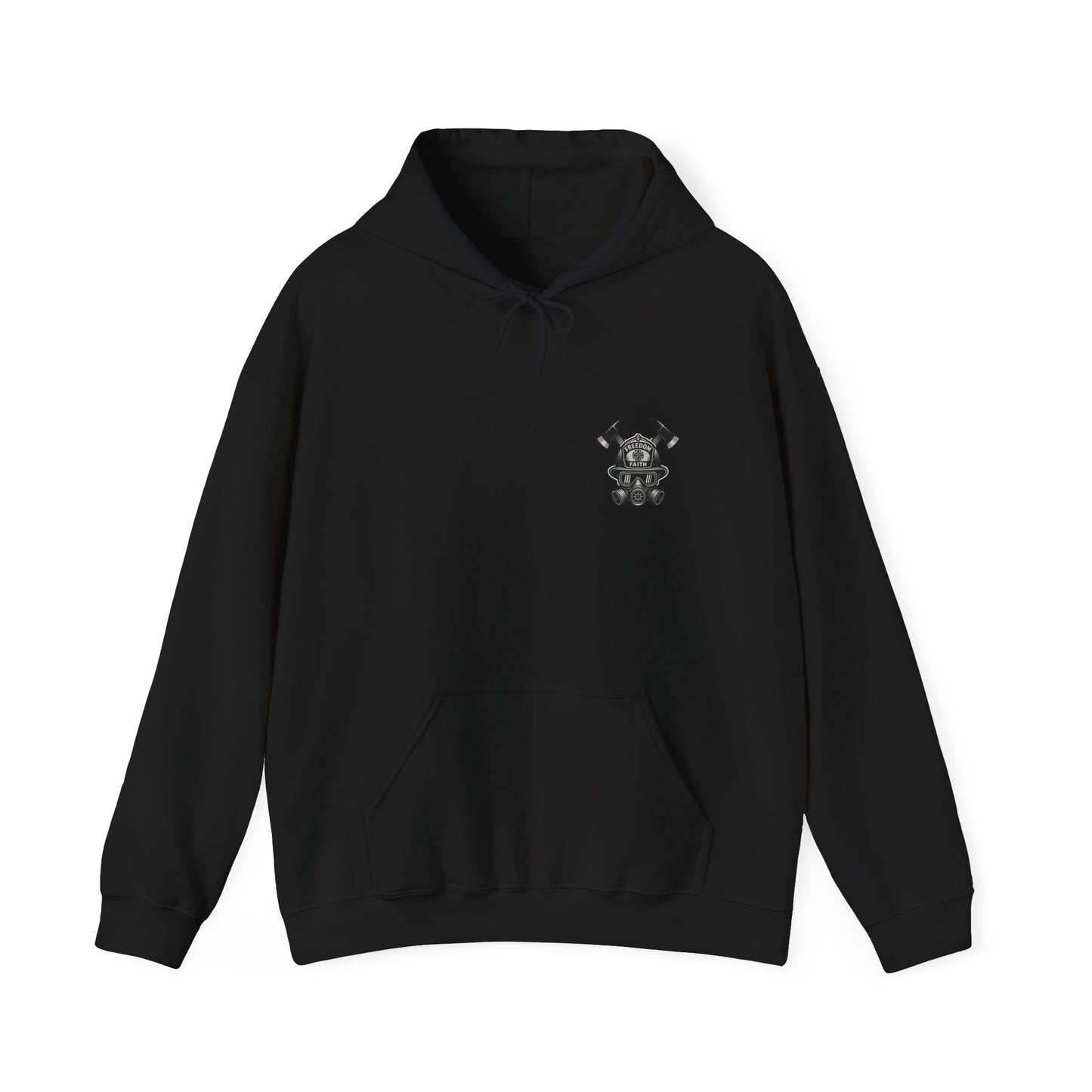 We Stand With The Brave Hoodie - Firefighter Edition - Freedom x Faith