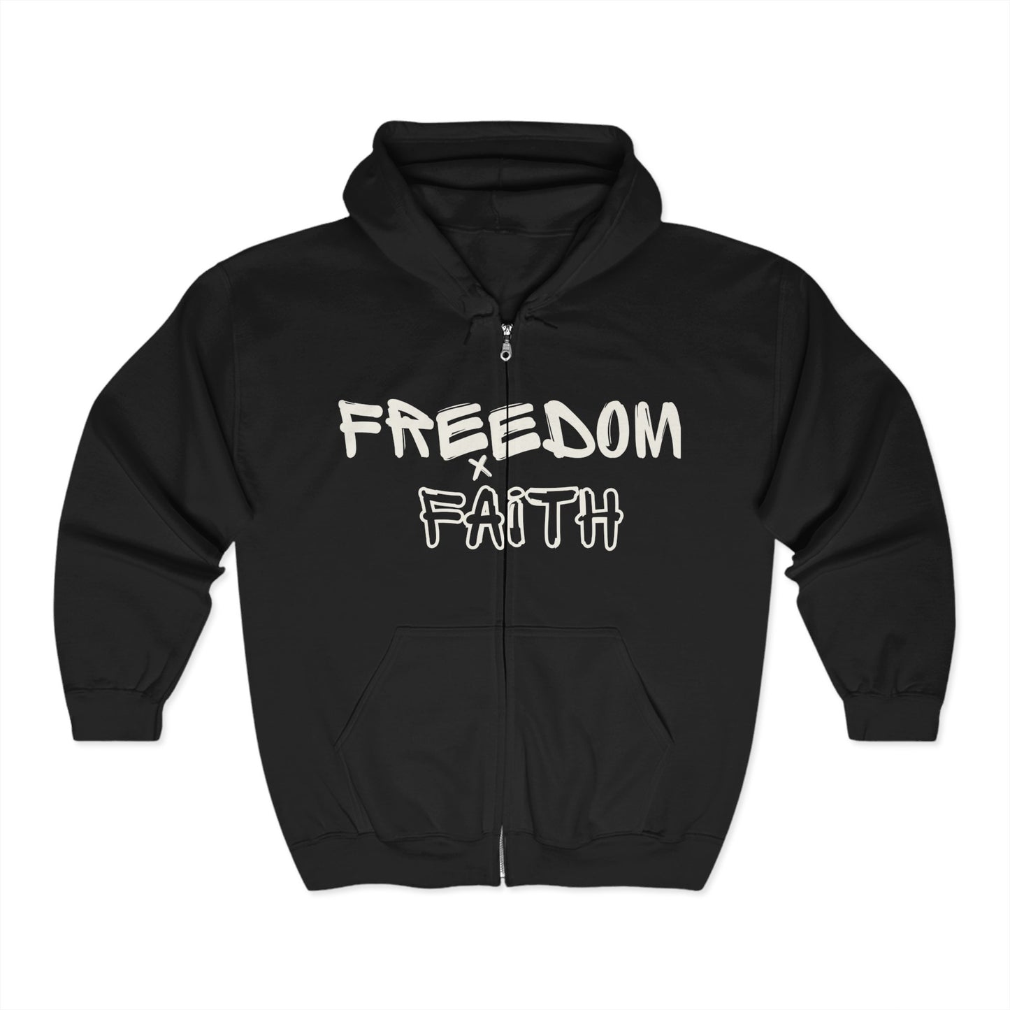 Freedom x Faith Zip Hoodie